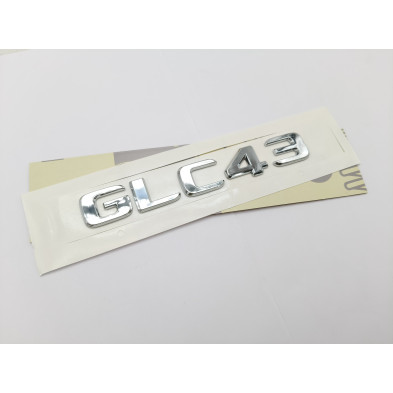 NUEVO EMBLEMA LETRAS MERCEDES BENZ CLASE GLC GLC43 CROMADAS