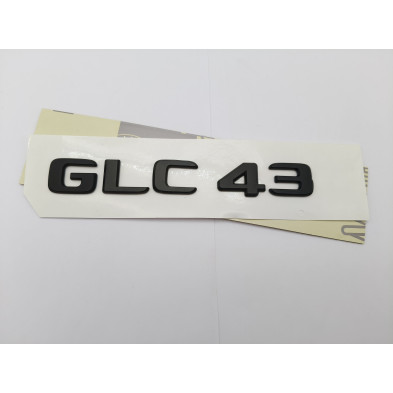 NUEVO EMBLEMA LETRAS MERCEDES BENZ CLASE GLC GLC43 NEGRAS