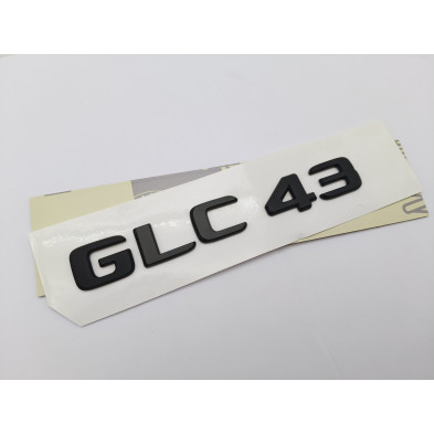 NUEVO EMBLEMA LETRAS MERCEDES BENZ CLASE GLC GLC43 NEGRAS