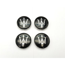 CENTRO DE RUEDA MASERATI NEGRO 59mm