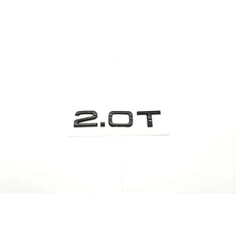 Emblema Lateral o Trasero 2.0T AUDI Negro