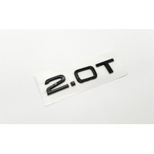 Emblema Lateral o Trasero 2.0T AUDI Negro