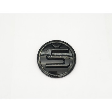 Emblema Capot o Maletero SKODA 90mm Negro