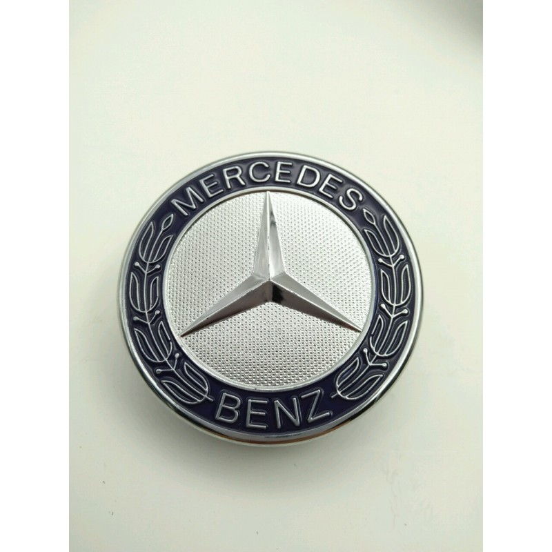 Emblema Capot MERCEDES Benz 56mm Azul