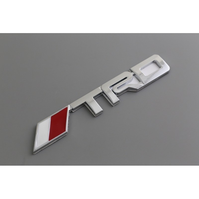 Emblema Trasero TOYOTA TRD Cromado