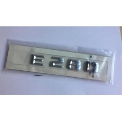 EMBLEMA LETRAS MERCEDES BENZ CLASE E E280 CROMADAS