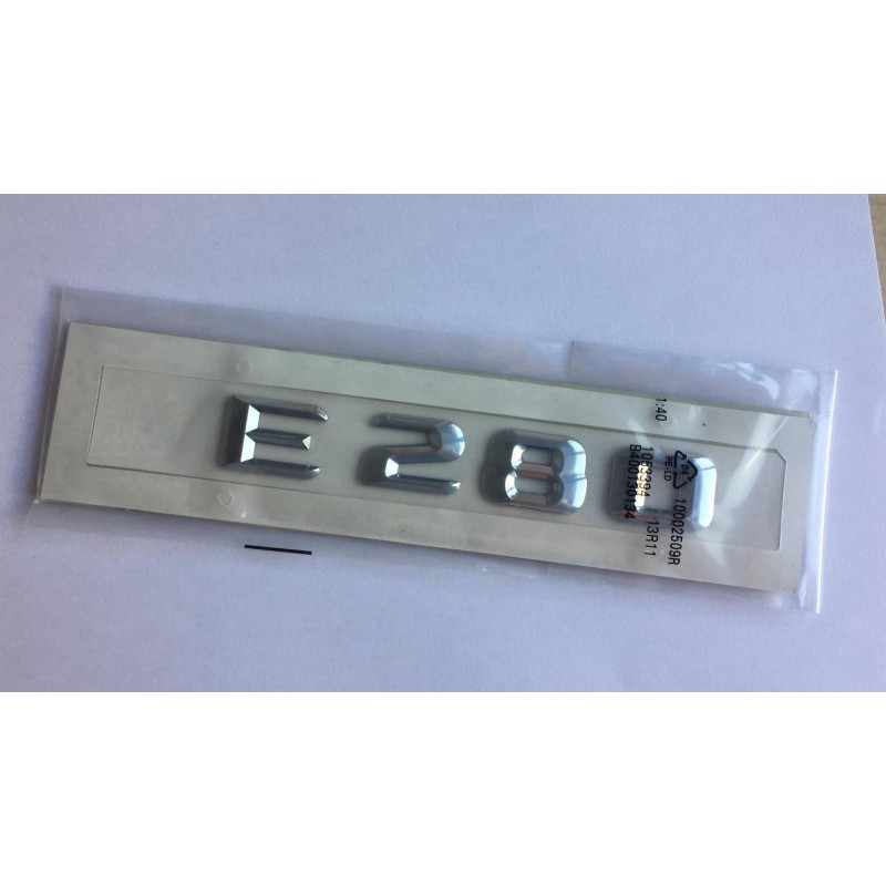EMBLEMA LETRAS MERCEDES BENZ CLASE E E280 CROMADAS