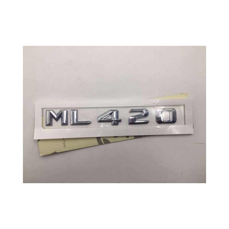 EMBLEMA LETRAS MERCEDES CLASE ML ML430 CROMADAS