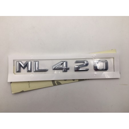 EMBLEMA LETRAS MERCEDES CLASE ML ML430 CROMADAS