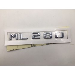 EMBLEMA LETRAS MERCEDES BENZ CLASE ML ML280 CROMADAS