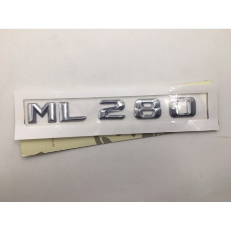 EMBLEMA LETRAS MERCEDES BENZ CLASE ML ML280 CROMADAS