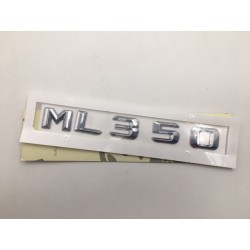 EMBLEMA LETRAS MERCEDES BENZ CLASE ML ML350 CROMADAS