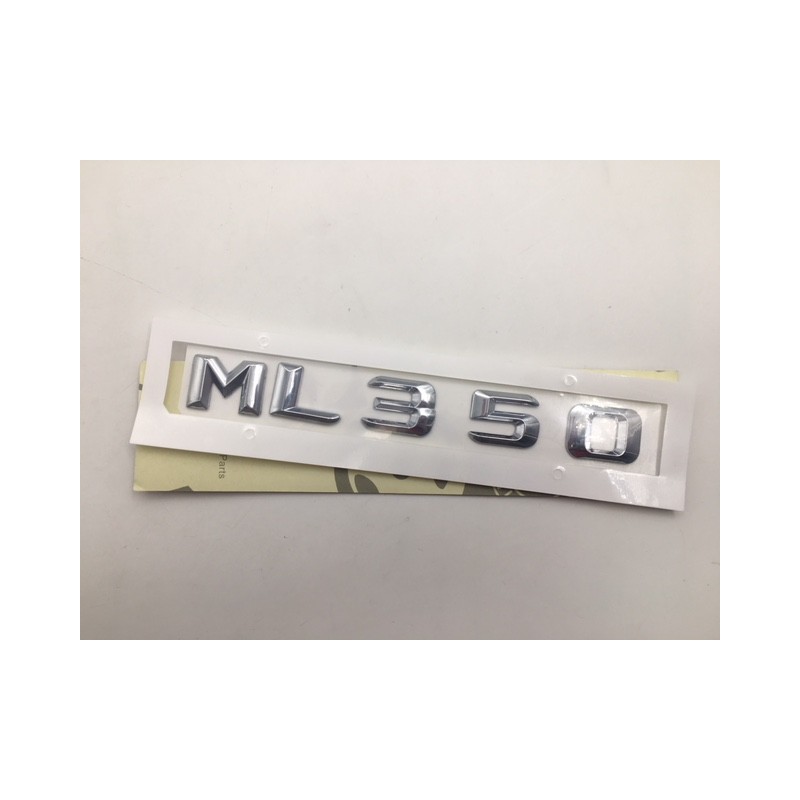 EMBLEMA LETRAS MERCEDES BENZ CLASE ML ML350 CROMADAS