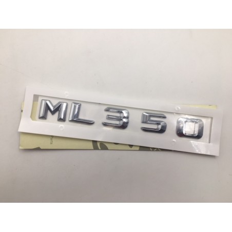 EMBLEMA LETRAS MERCEDES BENZ CLASE ML ML350 CROMADAS