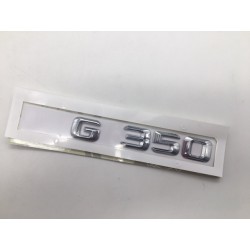 EMBLEMA LETRAS MERCEDES BENZ CLASE G G350 CROMADAS