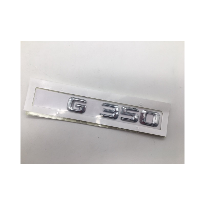 EMBLEMA LETRAS MERCEDES BENZ CLASE G G350 CROMADAS