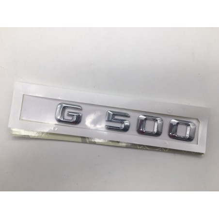 EMBLEMA LETRAS MERCEDES BENZ CLASE G G500 CROMADAS