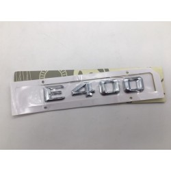 EMBLEMA LETRAS MERCEDES BENZ CLASE E E400 CROMADAS