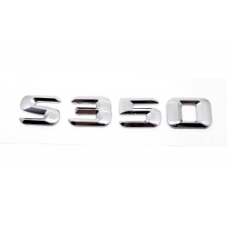 EMBLEMA LETRAS MERCEDES BENZ CLASE S S350 CROMADO