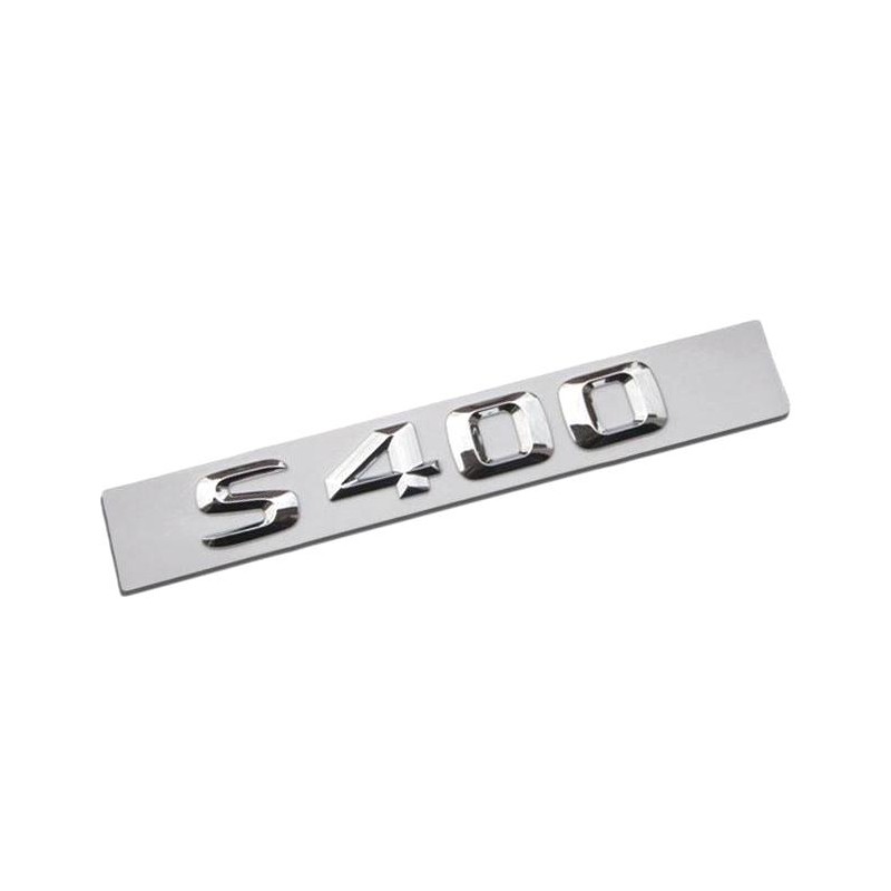 EMBLEMA LETRAS MERCEDES BENZ CLASE S S400 CROMADO