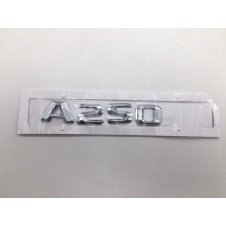 EMBLEMA LETRAS MERCEDES BENZ CLASE A A250 CROMADAS