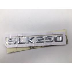 EMBLEMA LETRAS MERCEDES BENZ CLASE SLK SLK250 CROMADO