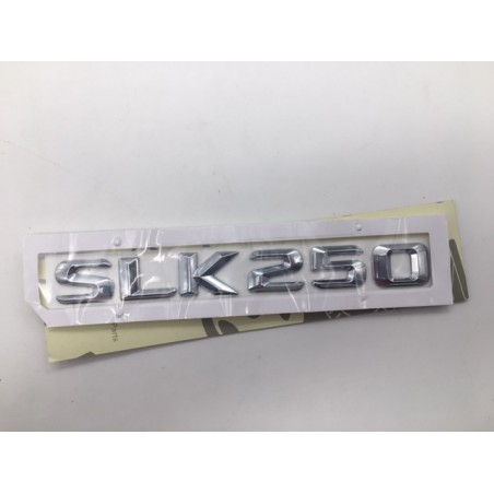 EMBLEMA LETRAS MERCEDES BENZ CLASE SLK SLK250 CROMADO