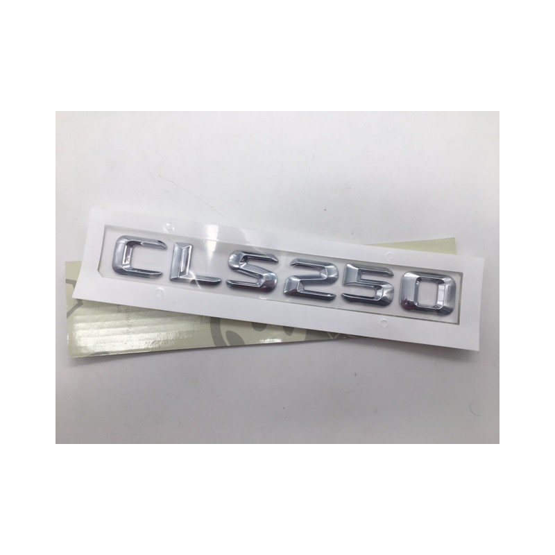 EMBLEMA LETRAS MERCEDES BENZ CLASE CLS CLS250 CROMADAS