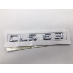 EMBLEMA LETRAS MERCEDES BENZ CLASE CLS CLS63 CROMADAS