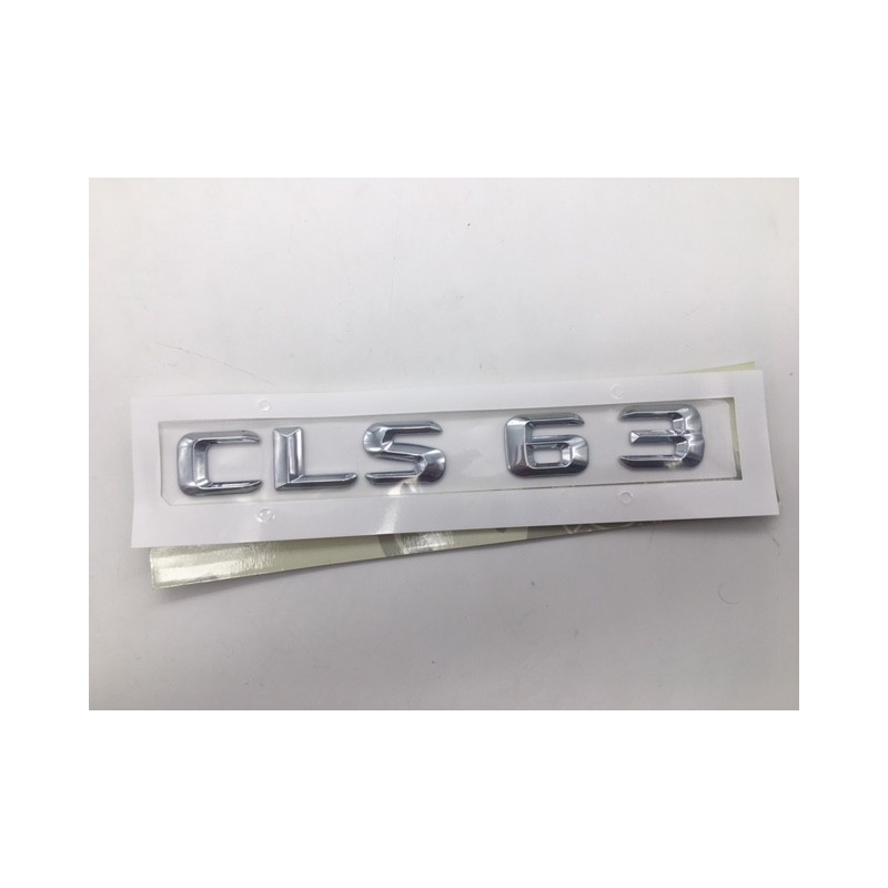 EMBLEMA LETRAS MERCEDES BENZ CLASE CLS CLS63 CROMADAS