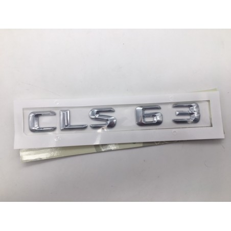 EMBLEMA LETRAS MERCEDES BENZ CLASE CLS CLS63 CROMADAS