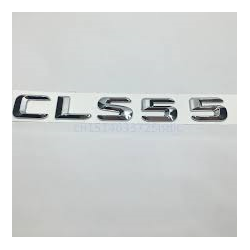 EMBLEMA LETRAS MERCEDES BENZ CLASE CLS CLS55 CROMADAS