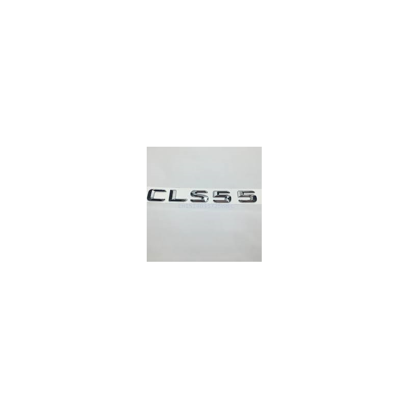 EMBLEMA LETRAS MERCEDES BENZ CLASE CLS CLS55 CROMADAS