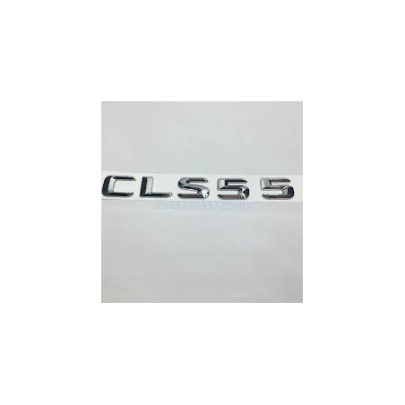 EMBLEMA LETRAS MERCEDES BENZ CLASE CLS CLS55 CROMADAS