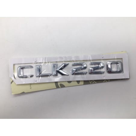 EMBLEMA LETRAS MERCEDES BENZ CLASE CLK CLK220 CROMADAS