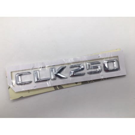 EMBLEMA LETRAS MERCEDES BENZ CLASE CLK CLK250 CROMADAS