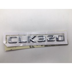 EMBLEMA LETRAS MERCEDES BENZ CLASE CLSK CLK320 CROMADAS