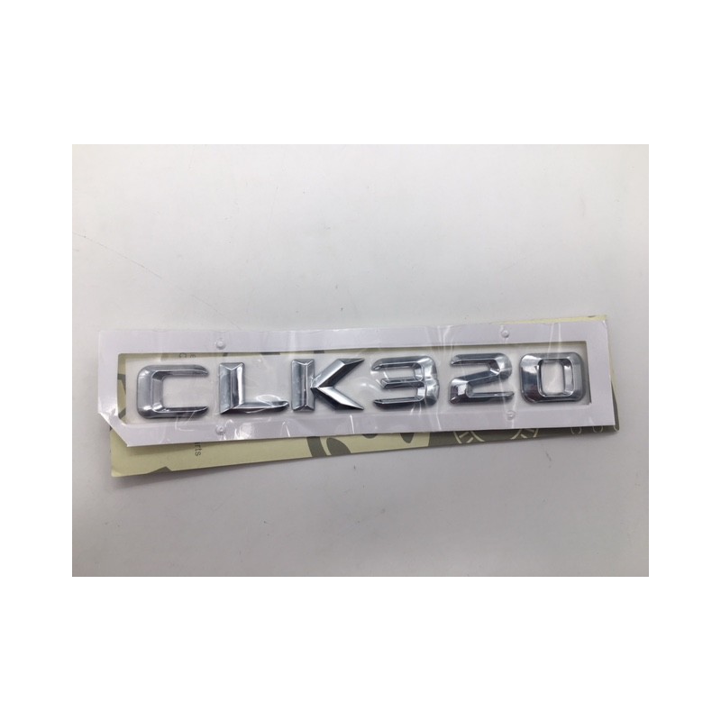 EMBLEMA LETRAS MERCEDES BENZ CLASE CLSK CLK320 CROMADAS