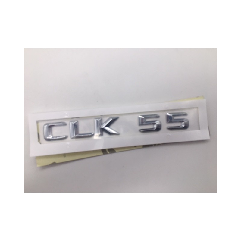 EMBLEMA LETRAS MERCEDES BENZ CLASE CLSK CLK55 CROMADAS