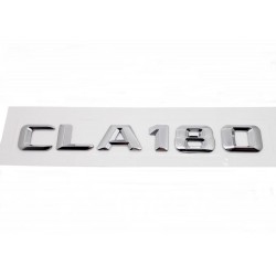 EMBLEMA LETRAS MERCEDES BENZ CLASE CLA CLA180 CROMADAS