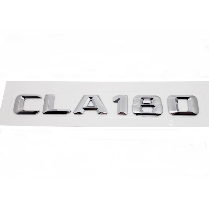 EMBLEMA LETRAS MERCEDES BENZ CLASE CLA CLA180 CROMADAS