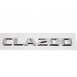 EMBLEMA LETRAS MERCEDES BENZ CLASE CLA CLA200 CROMADAS