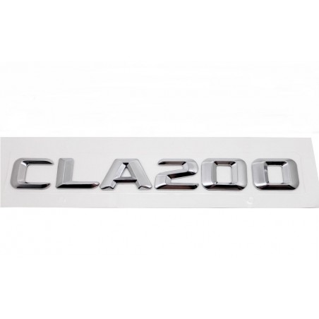 EMBLEMA LETRAS MERCEDES BENZ CLASE CLA CLA200 CROMADAS