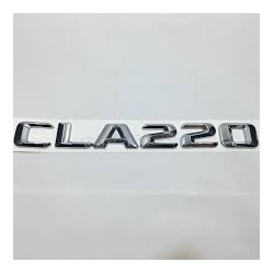 EMBLEMA LETRAS MERCEDES BENZ CLASE CLA CLA220 CROMADAS