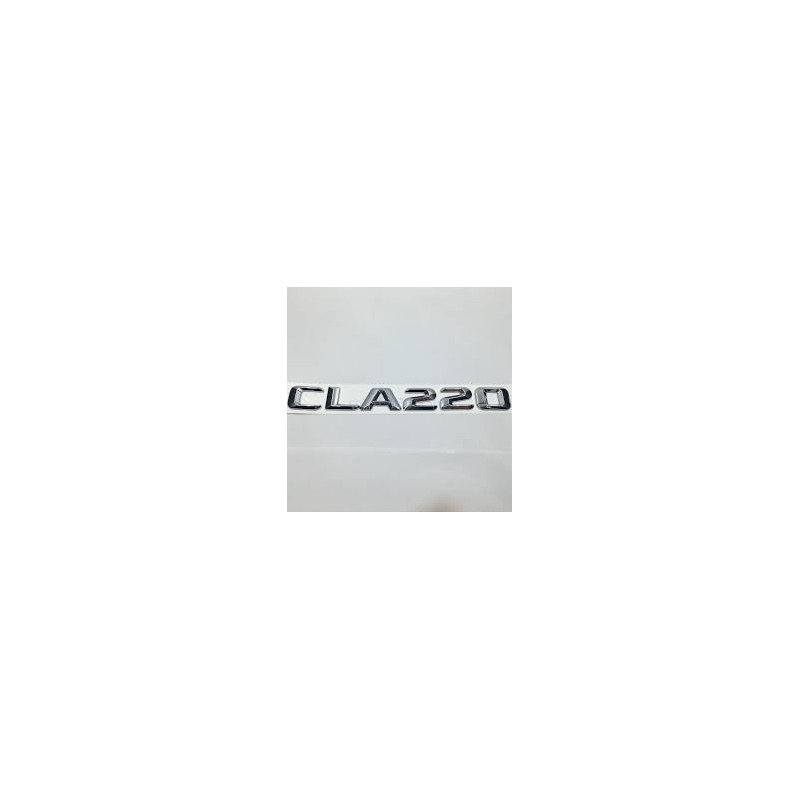 EMBLEMA LETRAS MERCEDES BENZ CLASE CLA CLA220 CROMADAS