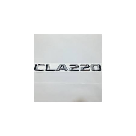 EMBLEMA LETRAS MERCEDES BENZ CLASE CLA CLA220 CROMADAS