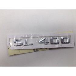 EMBLEMA LETRAS MERCEDES BENZ CLASE SL SL400 CROMADO