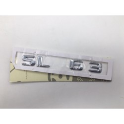 EMBLEMA LETRAS MERCEDES BENZ CLASE SL SL63 CROMADO