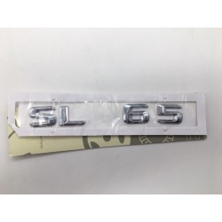 EMBLEMA LETRAS MERCEDES BENZ CLASE SLC SL65 CROMADO