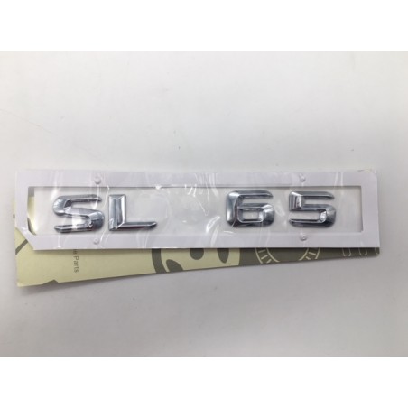 EMBLEMA LETRAS MERCEDES BENZ CLASE SLC SL65 CROMADO